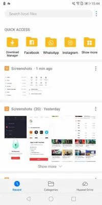 Huawei File Manager android App screenshot 1